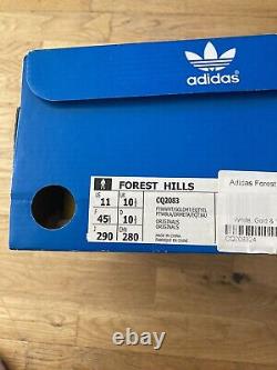 Très rares Adidas Forest Hills Trainers dans la boîte avec étiquettes jamais portées, taille 10.5 UK