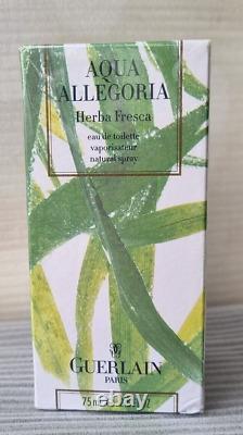 Trouvaille rare ! Ancienne formule Guerlain Herba Fresca 75ml EDT. Neuf, boîte scellée