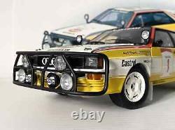 Ultra Rare 118 AUTOart 1984 Audi Quattro Safari Rally Tout Neuf Boîte Étonnante