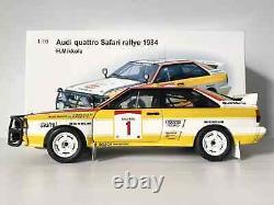 Ultra Rare 118 AUTOart 1984 Audi Quattro Safari Rally Tout Neuf Boîte Étonnante