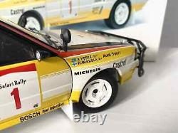 Ultra Rare 118 AUTOart 1984 Audi Quattro Safari Rally Tout Neuf Boîte Étonnante