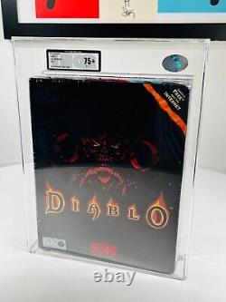 Ultra Rare Original 1996 Diablo Jeu Pc Big Box Nouveau / Seled / Graded