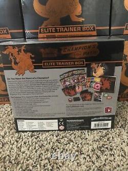 Usine Chemin Champions Pokemon Sealed Elite Entraîneur Boîte Etb Tcg 10 Box Lot