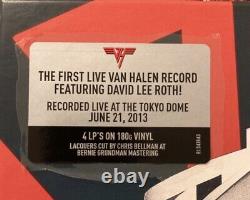 Van Halen Rare Tokyo Dome Live 4 LP Box Set Avec David Lee Roth Édition Limitée