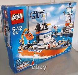 Vente! Lego City 7739 Patrouille De Garde-côtes Bateau Et Tour Retire Rare