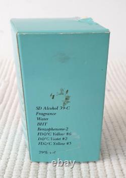 Véritable Tiffany EDT 30ml Bouchon d'Émeraude Discontinué Vintage Très Rare Neuf dans sa Boîte