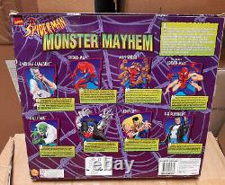 Vintage 90's Marvel Comics Spiderman Monster Mayhem Figure Box Set Mega Rare