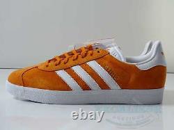 Vintage Adidas Trainers Rare Gazelle Originals Unity Orange/blanc Uk 7 New Boxed