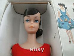 Vintage Barbie Rare Brunette Ponytail # 850 Nrfb All Original Et Box