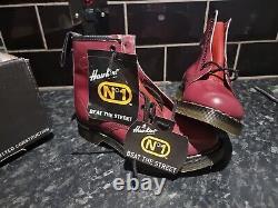 Vintage Nouveau & emballé Hawkins Northampton Bottes No 1 unisexe rouge sang de bœuf, Très Rare