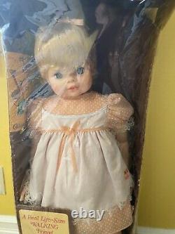 Vtg Baby 2 Ans Toddler Doll Eugene Life Size Walking New In Box Rare Années 1970