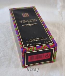 YSATIS DE GIVENCHY Eau de Toilette 50ml VAPORISATEUR (NEUF & EMBALLÉ) RAREVintage