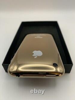 iPhone 3GS d'Apple Original 3ème Génération 32 Go A1303 2009 Boîte GOLD RARE NEUF