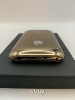 iPhone 3GS d'Apple Original 3ème Génération 32 Go A1303 2009 Boîte GOLD RARE NEUF