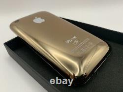 iPhone 3GS d'Apple Original 3ème Génération 32 Go A1303 2009 Boîte GOLD RARE NEUF